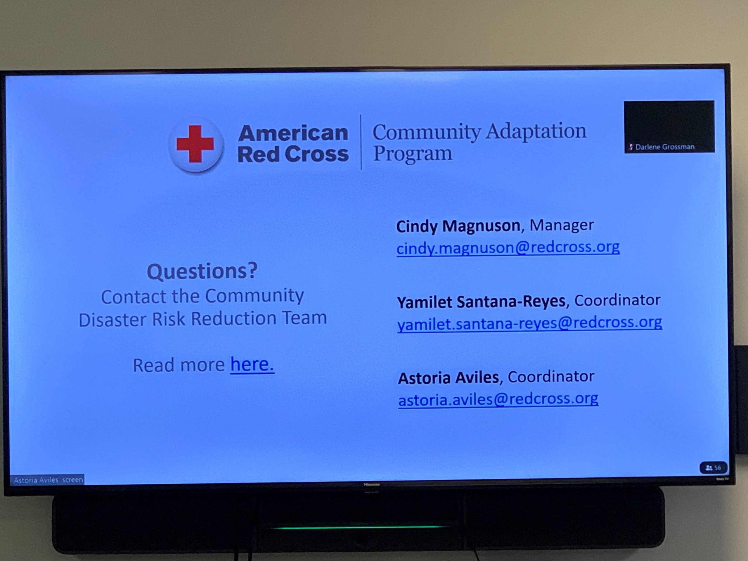 Red Cross Business Card