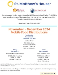 St. Matthew's Holiday Mobile Food Pantry